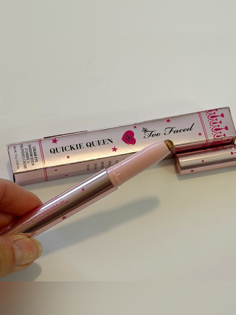 Too Faced Quickie Queen Eye Shadow Stick - CHARMED - Full Size - New in Box